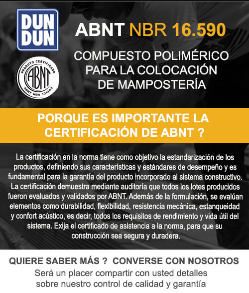 Certificación ABNT